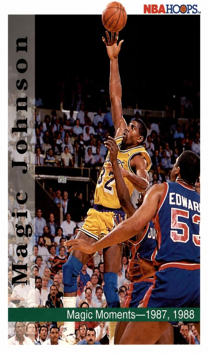 1992 Hoops Basketball Magic Johnson #330 PSA 9