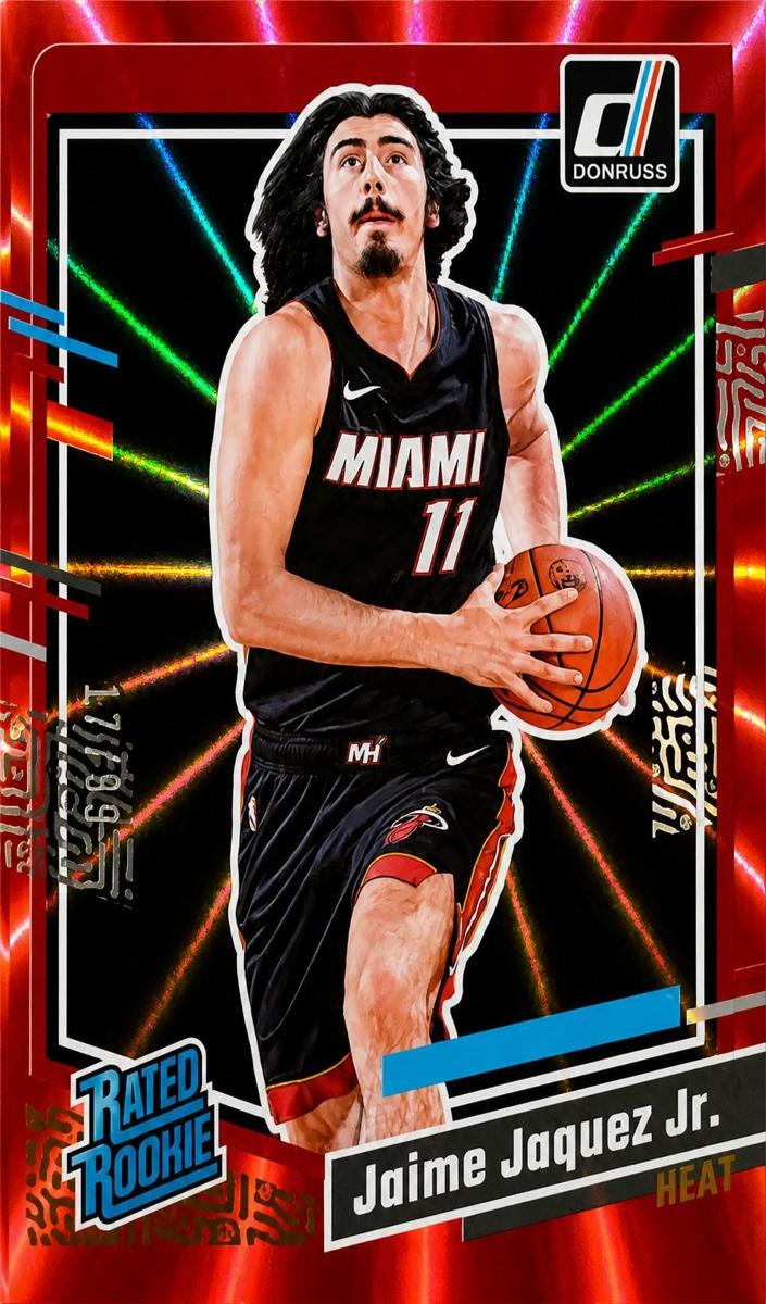 2023 Panini Donruss Basketball Holo Red Laser Jaime Jaquez Jr. #213