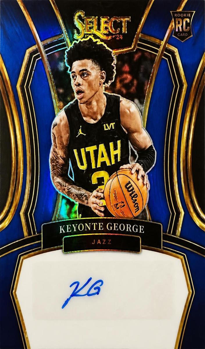 2023 Panini Select Basketball Blue Keyonte George #RS-KEY
