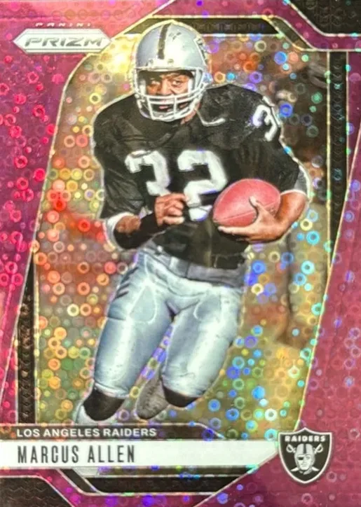 2024 Panini Prizm Football No Huddle Purple Marcus Allen #155