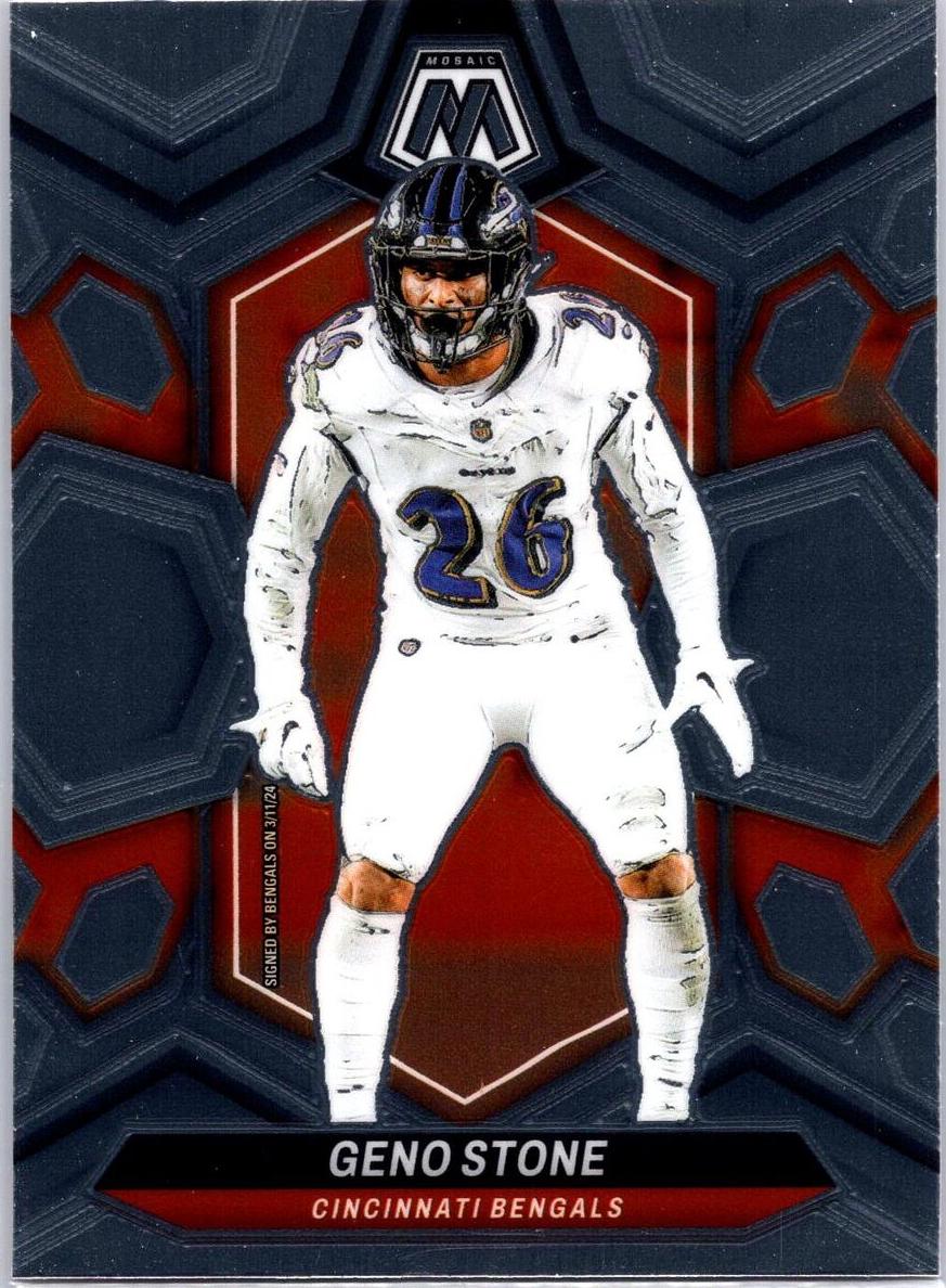 2024 Panini Mosaic Football Geno Stone #49