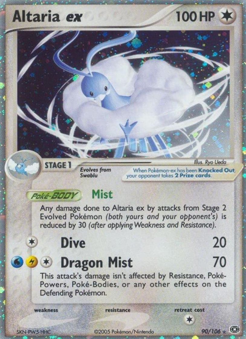 2005 Pokemon EX Emerald Altaria EX #90 PSA 9