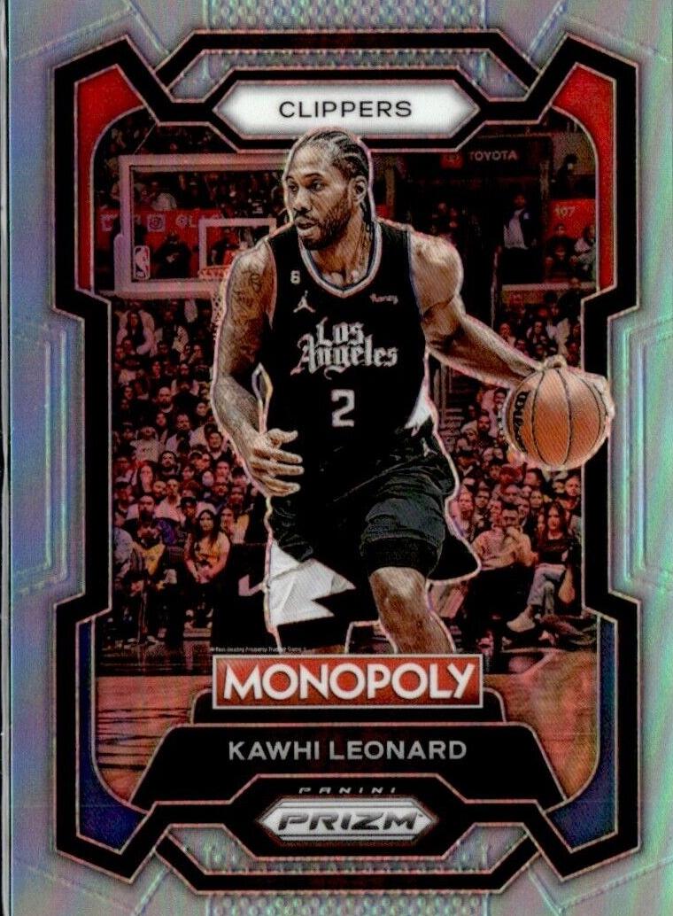 2023 Panini Prizm Monopoly Basketball Light Blue Kawhi Leonard #37 PSA 8.5