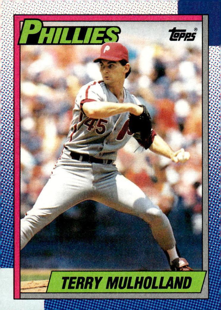 1990 Topps Baseball Terry Mulholland #657