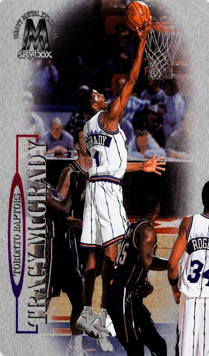 1998 Skybox Molten Metal Basketball Tracy McGrady #116 PSA 10