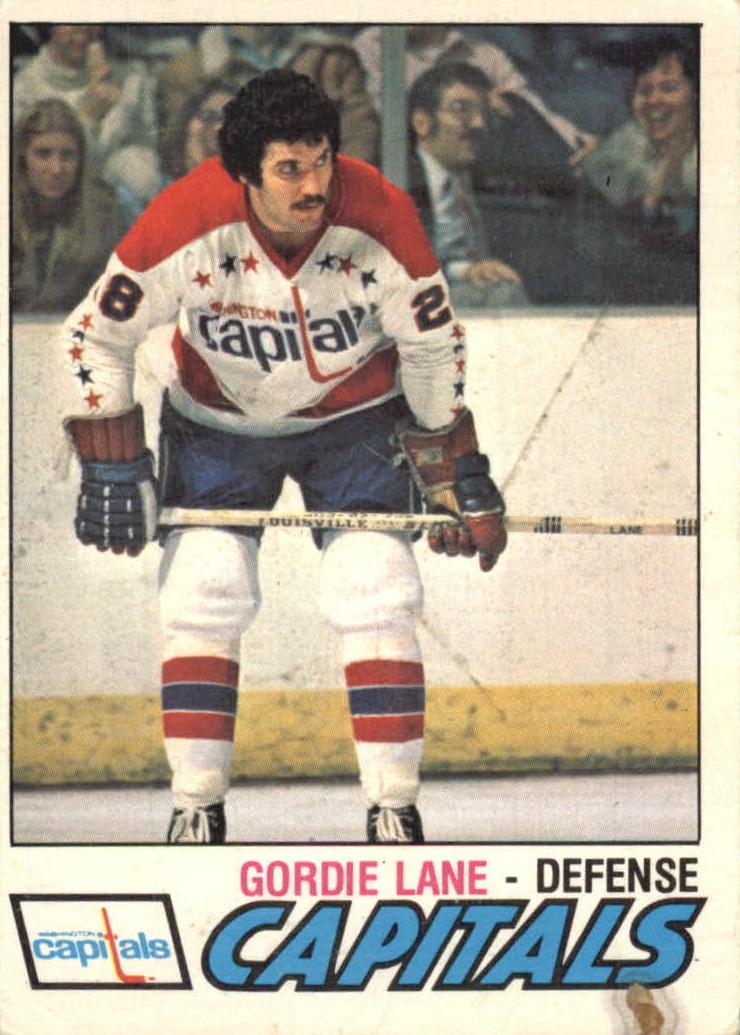 1977 O-Pee-Chee Hockey Gordie Lane #287
