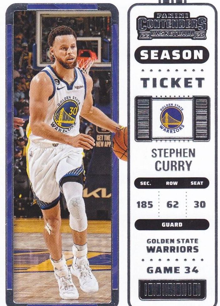 2022 Panini Contenders Basketball Stephen Curry #31 PSA 10