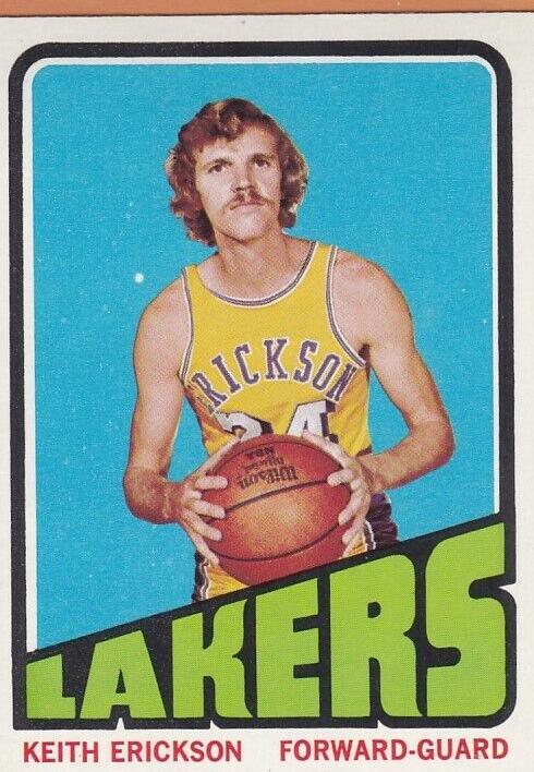 1972 Topps Basketball Keith Erickson #140 PSA 9