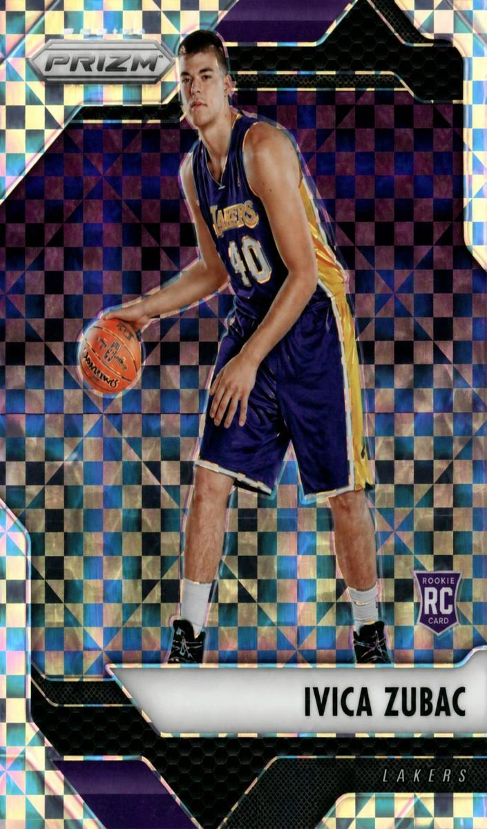 2016 Panini Prizm Basketball Starburst Ivica Zubac #136 PSA 9
