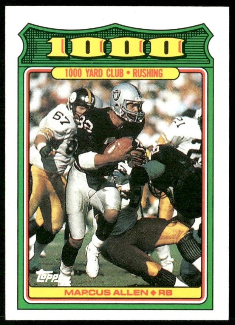 1988 Topps Football Marcus Allen #27
