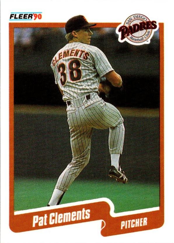 1990 Fleer Baseball Pat Clements #153