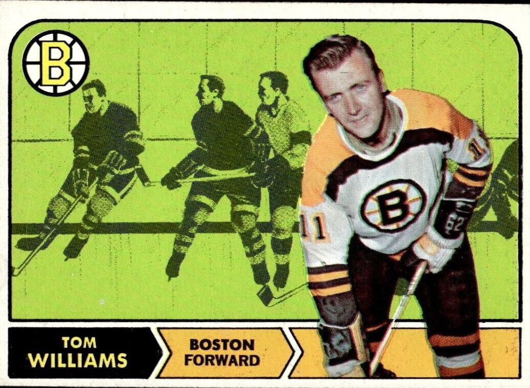 1968 Topps Hockey Tom Williams #11