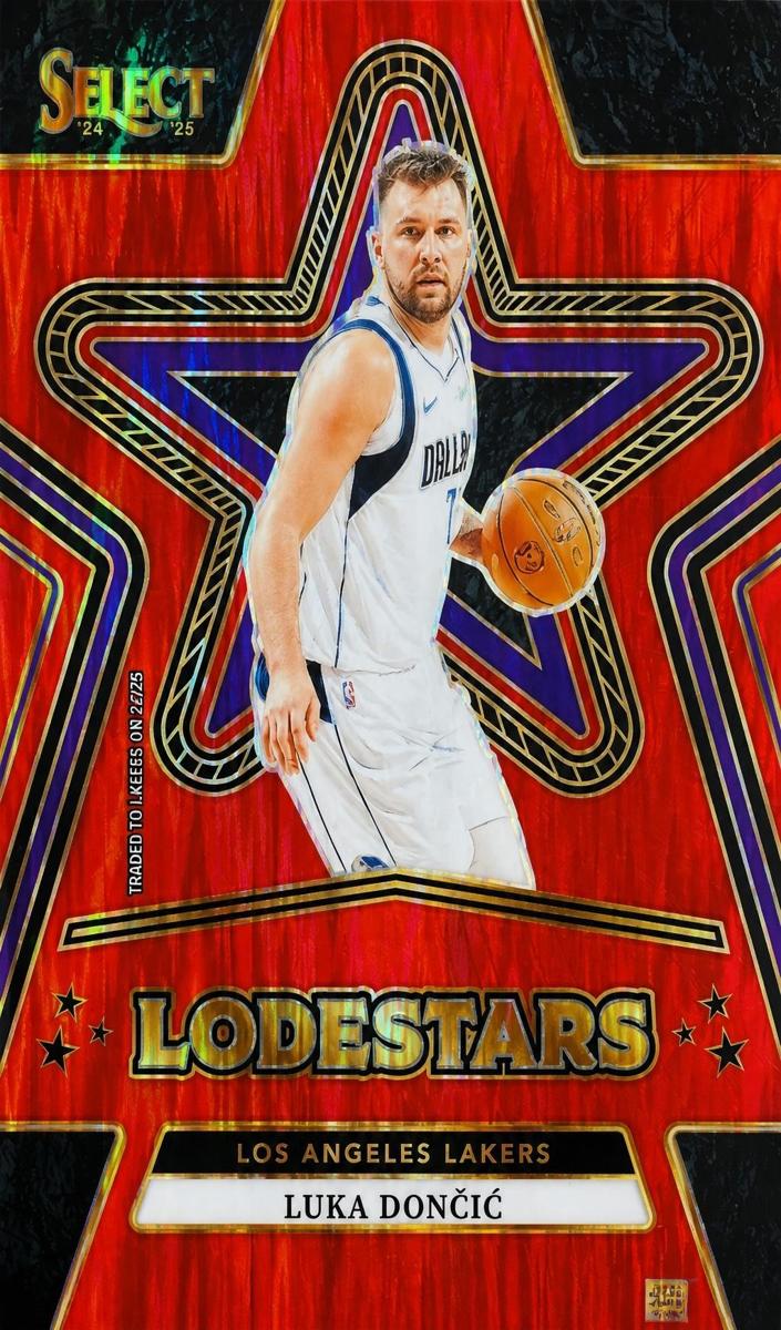 2024 Panini Select Basketball Red Flash Luka Doncic #9