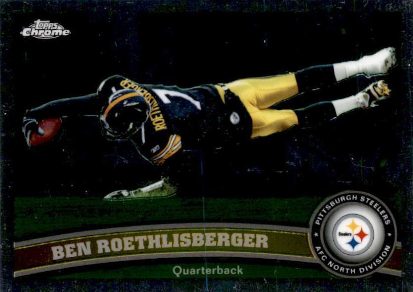 2011 Topps Chrome Football Ben Roethlisberger #120 PSA 10