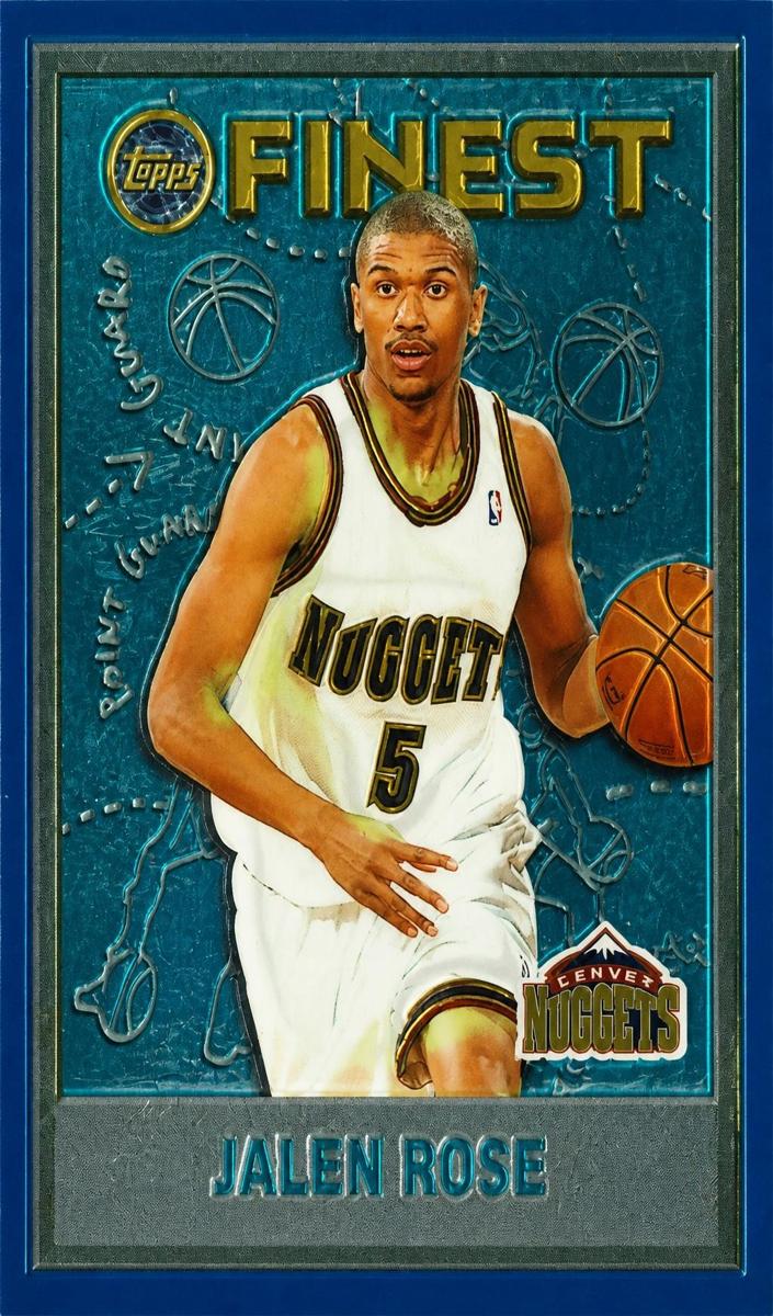 1995 Topps Finest Basketball Jalen Rose #85