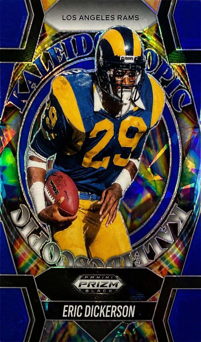 2025 Panini Prizm Black Football Blue Ice Eric Dickerson #8
