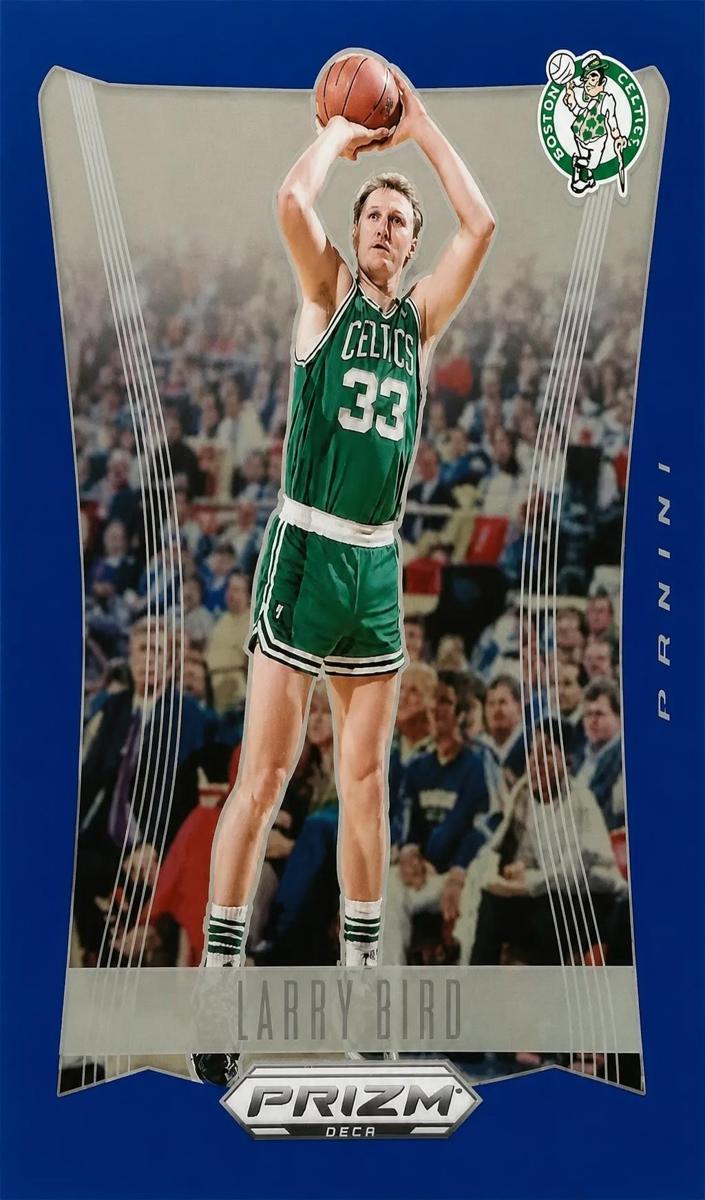 2023 Panini Prizm Deca Basketball Blue Larry Bird #158 SGC 9.5