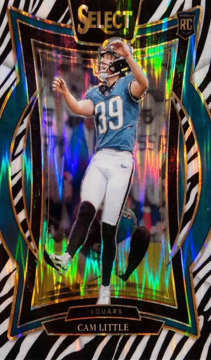 2024 Panini Select Football Zebra Cam Little #49 PSA 9
