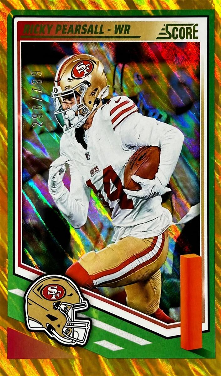 2025 Panini Score Football Lava Ricky Pearsall #231