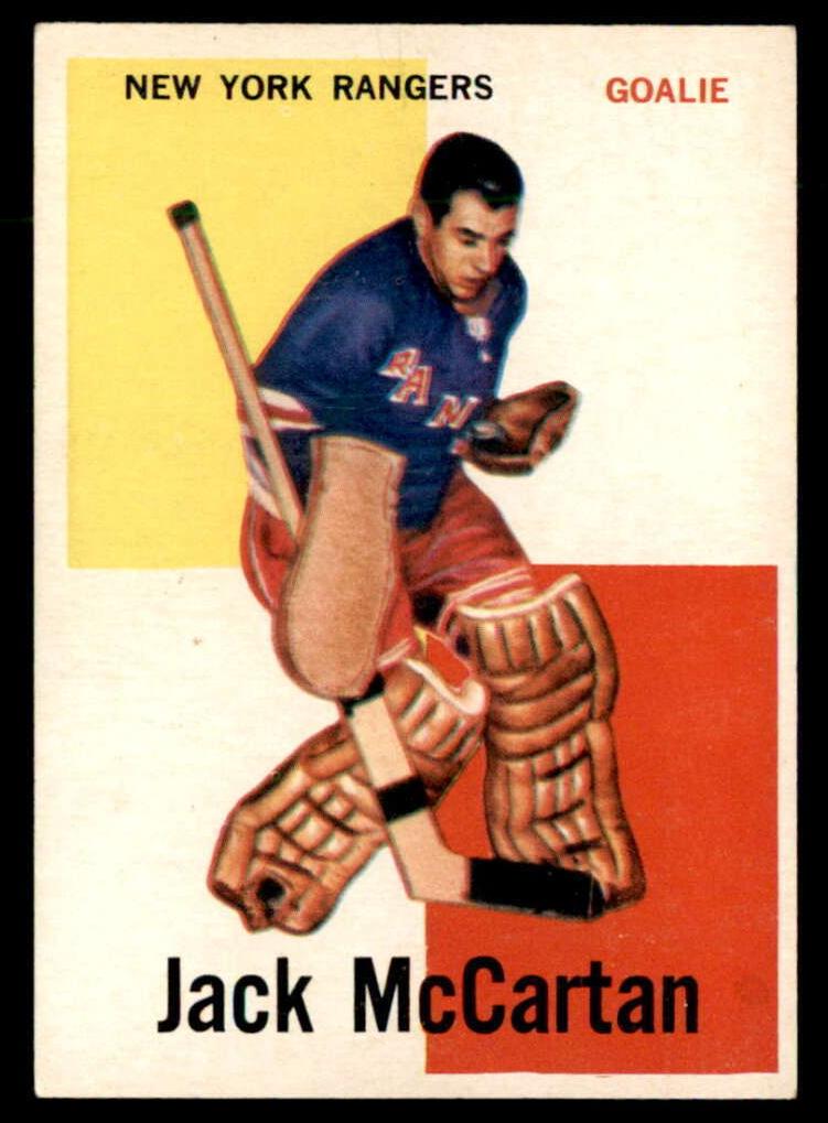 1960 Topps Hockey Jack McCartan #39 PSA 5.5
