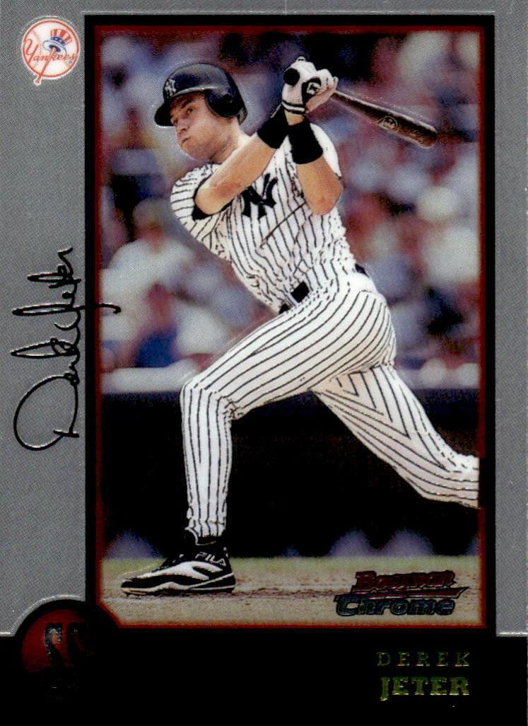 1998 Bowman Chrome Baseball Derek Jeter #224 SGC 8