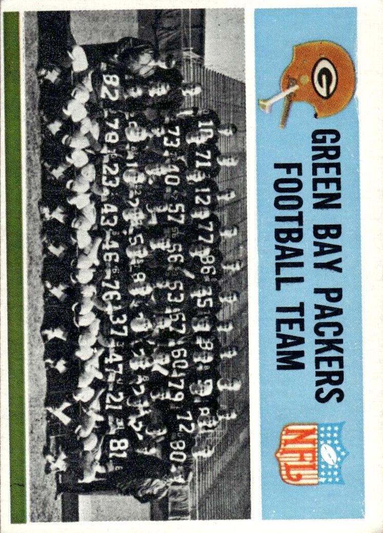 1966 Philadelphia Football Team Card Green Bay Packers #79 PSA 8