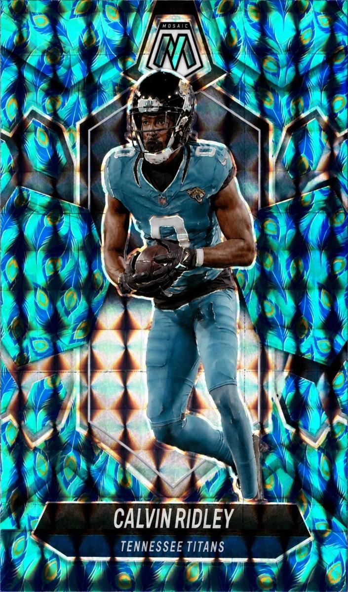 2024 Panini Mosaic Football Choice Peacock Calvin Ridley #213