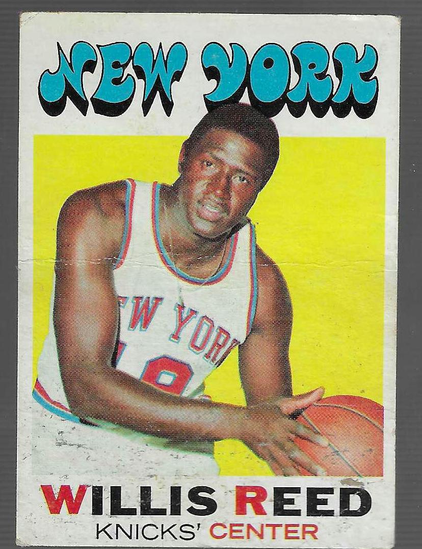 1971 Topps Basketball Willis Reed #30 PSA 7.5