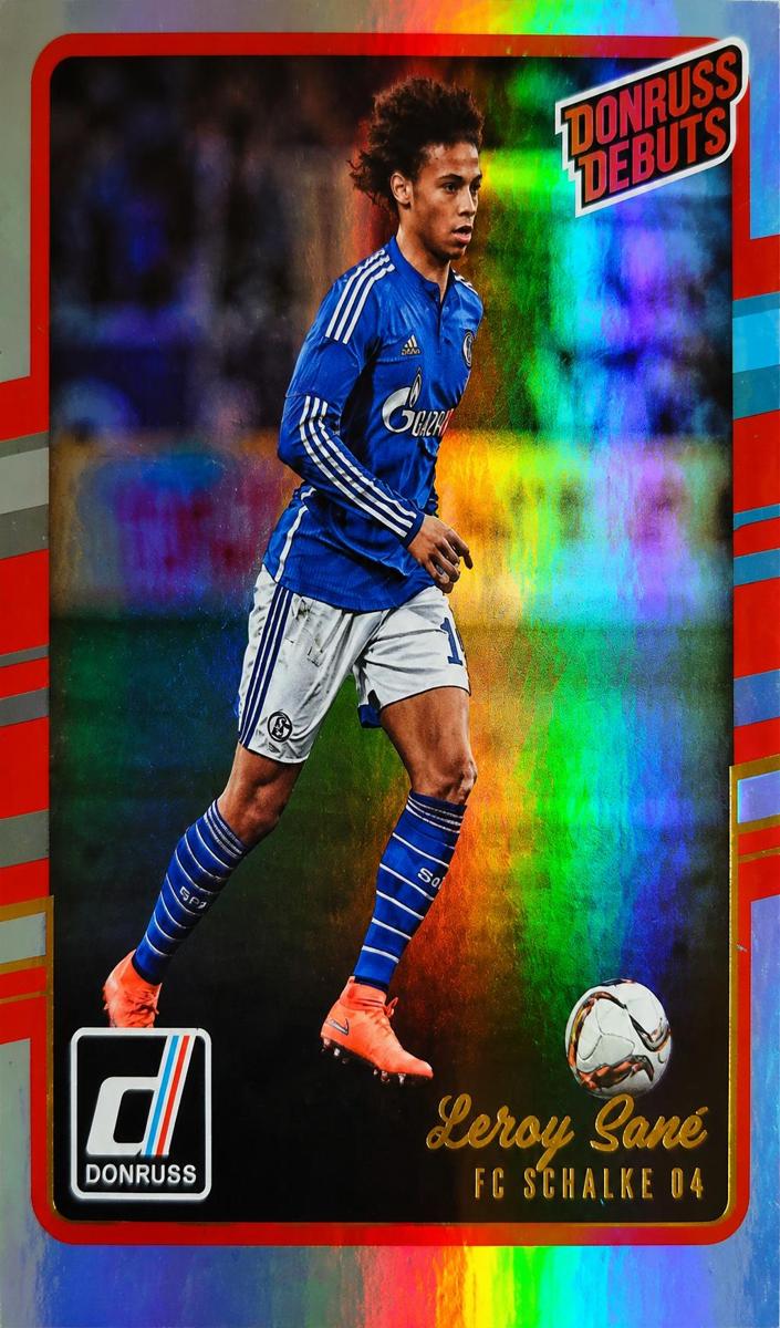 2016 Panini Donruss Soccer Holographic Leroy Sane #215 PSA 9