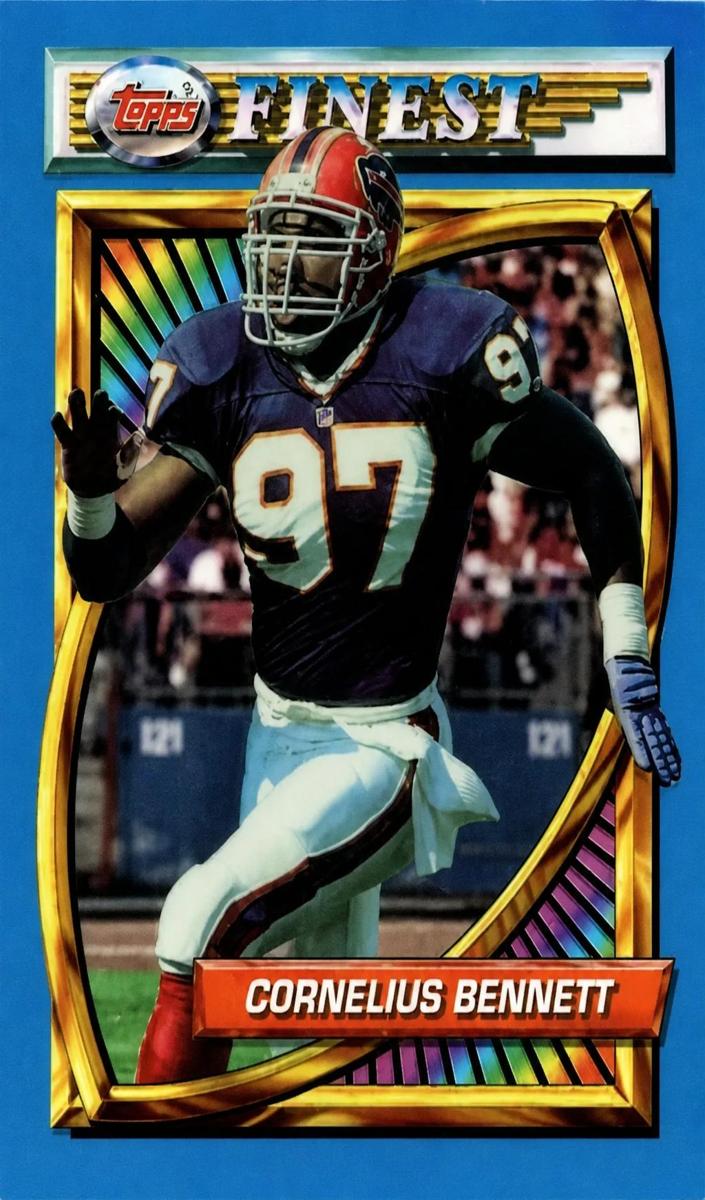 1994 Topps Finest Football Refractor Cornelius Bennett #125 BGS 9.5