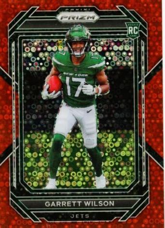 2022 Panini Prizm Football No Huddle Red Garrett Wilson #309
