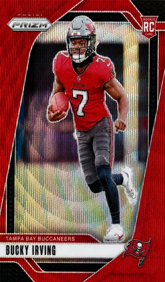2024 Panini Prizm Football Red Wave Bucky Irving #316