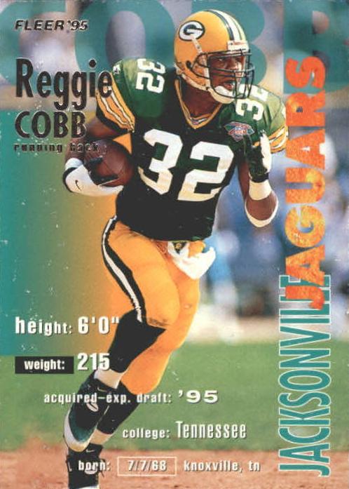 1995 Fleer Football Reggie Cobb #170