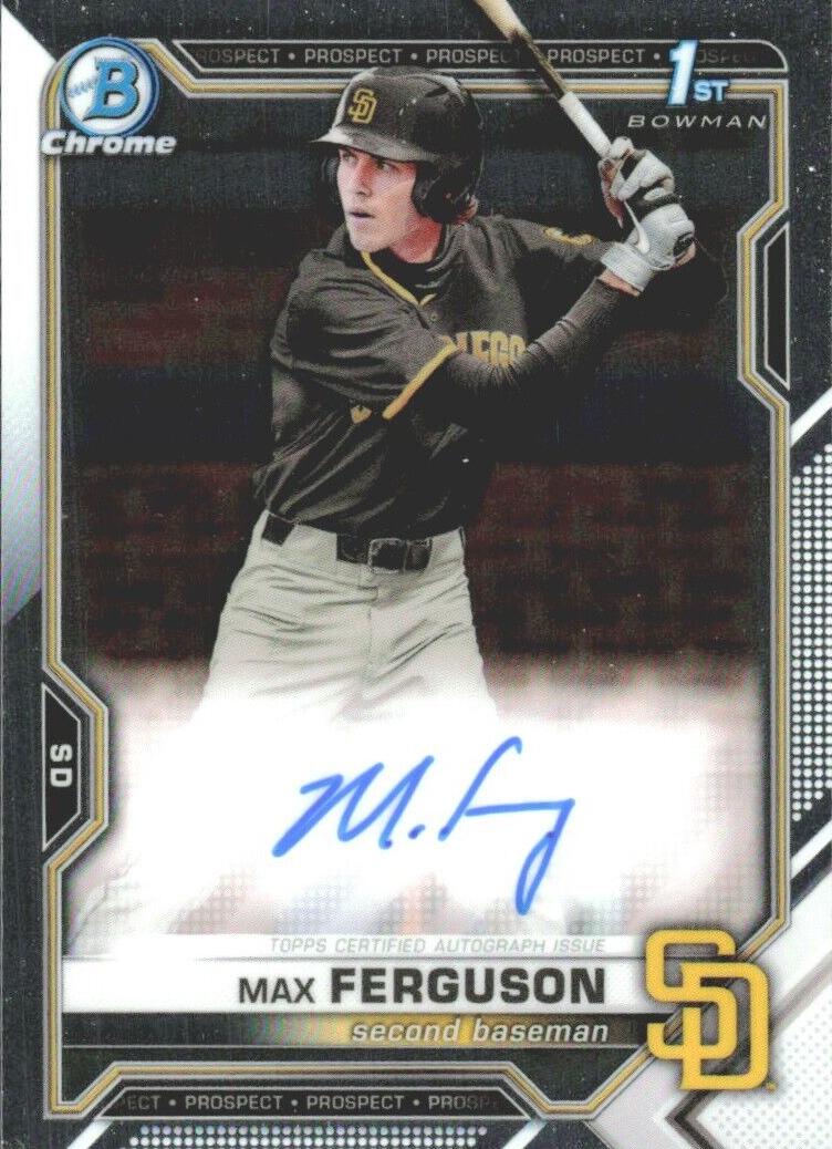 2021 Bowman Draft Baseball Max Ferguson #CDA-MF