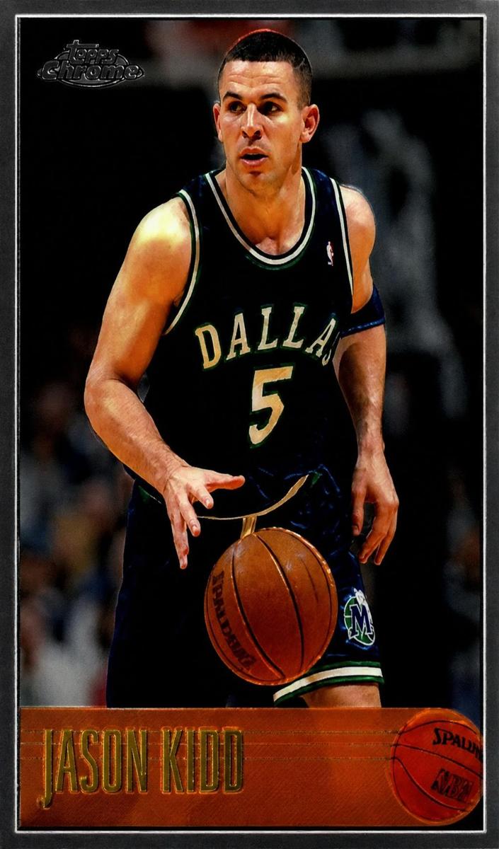1996 Topps Chrome Basketball Jason Kidd #5