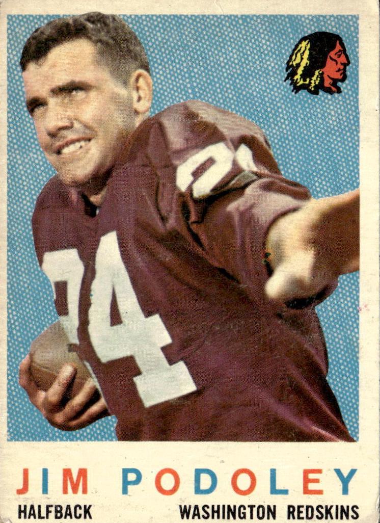1959 Topps Football Jim Podoley #165