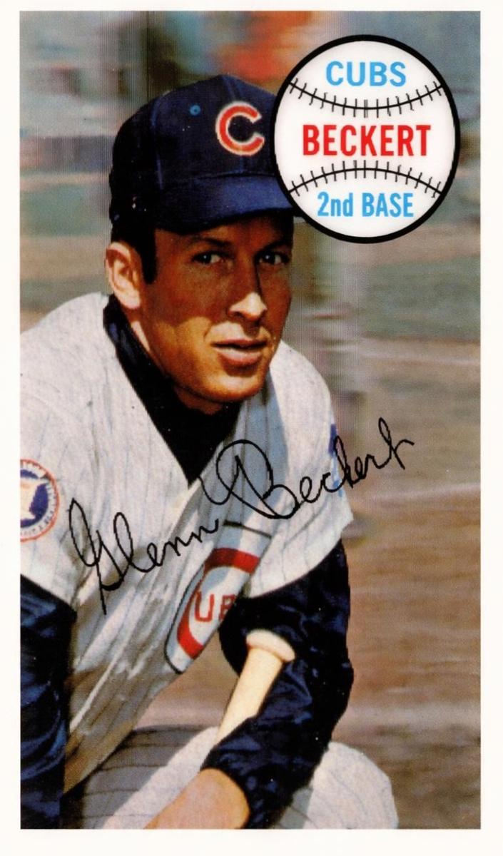 1970 Kellogg's Baseball Glenn Beckert #43