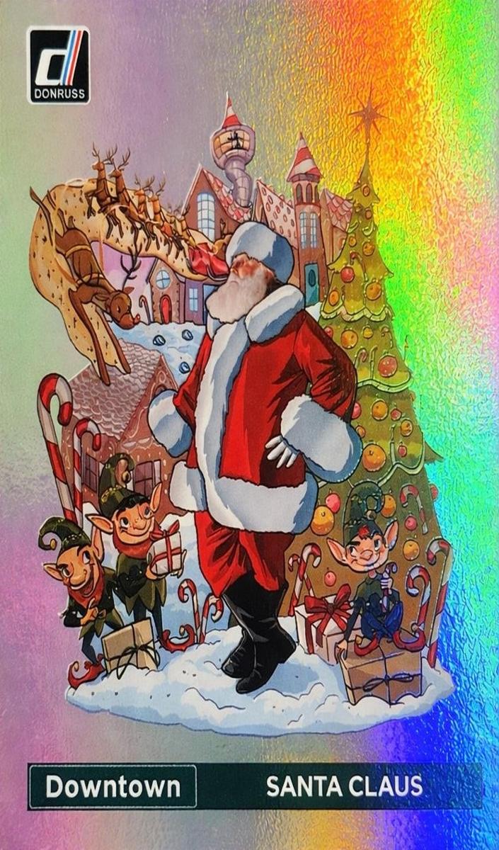 2022 Panini Donruss Football Santa Claus #DT-SC PSA 10