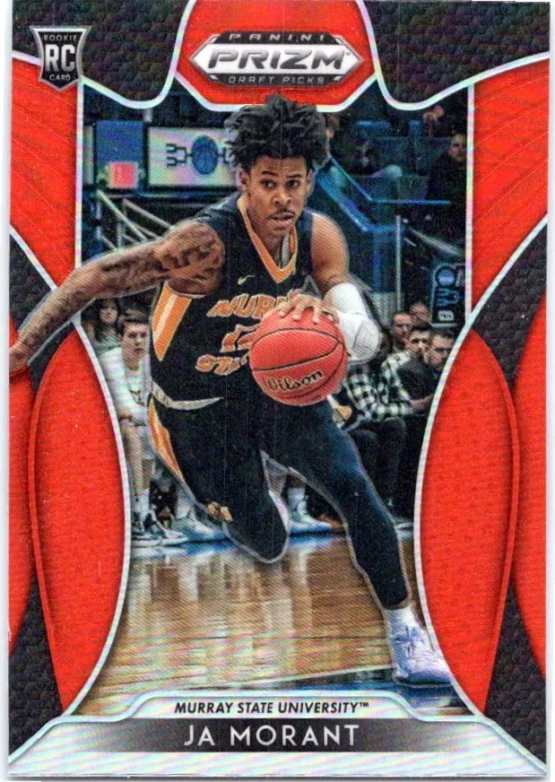 2019 Panini Prizm Draft Picks Basketball Orange Ja Morant #2 PSA 8.5