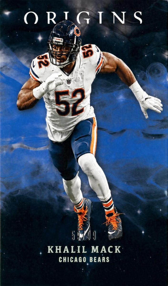2019 Panini Origins Football Blue Khalil Mack #18