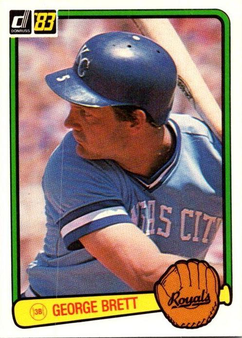 1983 Donruss Baseball George Brett #338 PSA 9