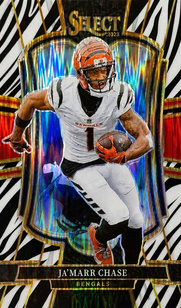 2025 Panini Select Football Zebra Shock Ja'Marr Chase #157