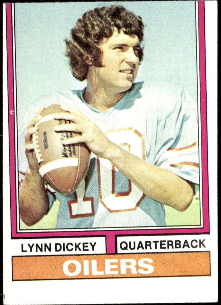 1974 Topps Football Lynn Dickey #252 PSA 8
