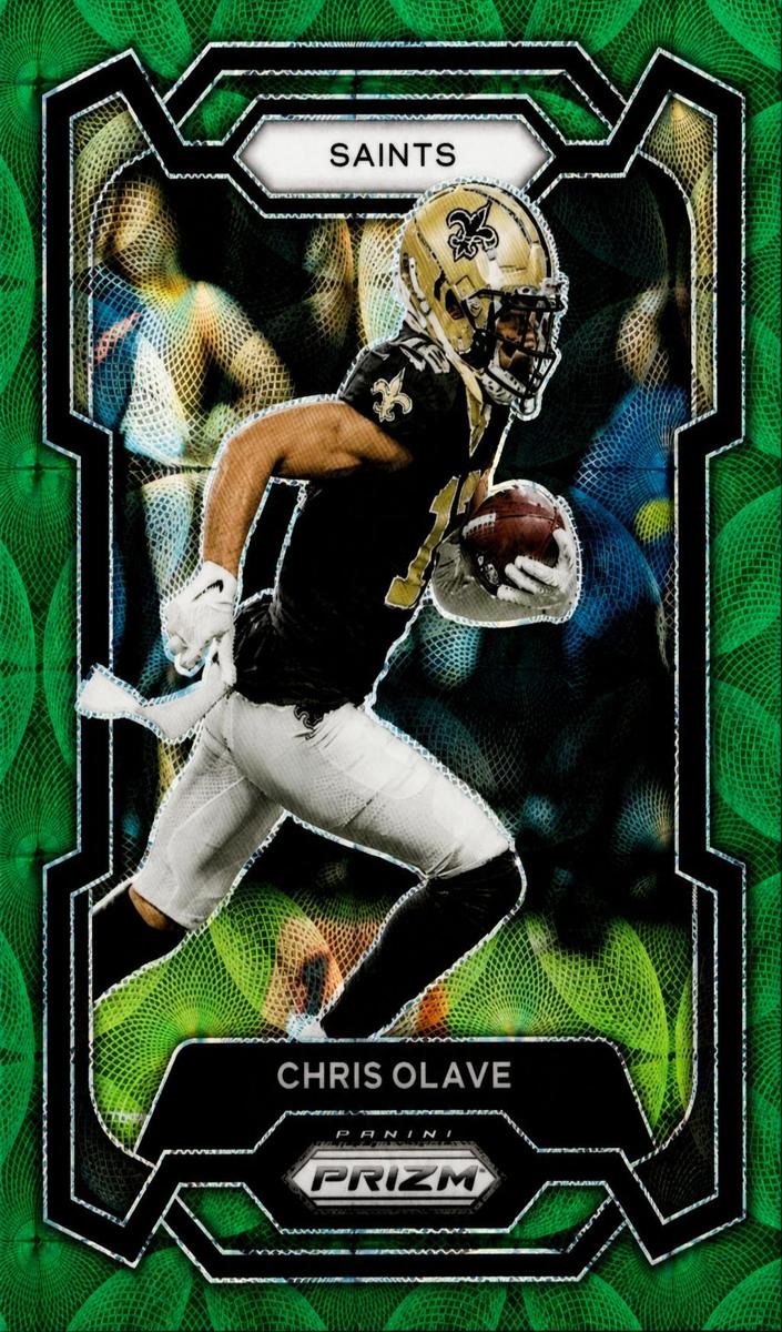 2023 Panini Prizm Football Green Scope Chris Olave #212