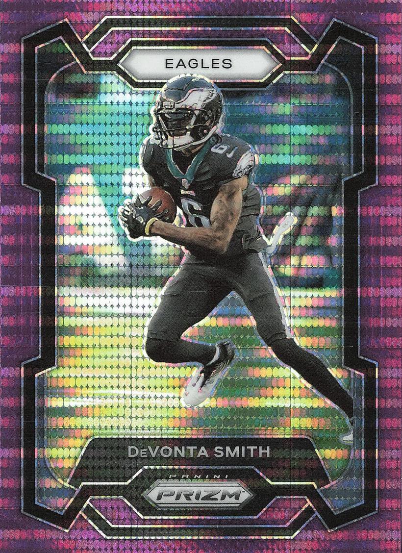 2023 Panini Prizm Football Purple Pulsar DeVonta Smith #240