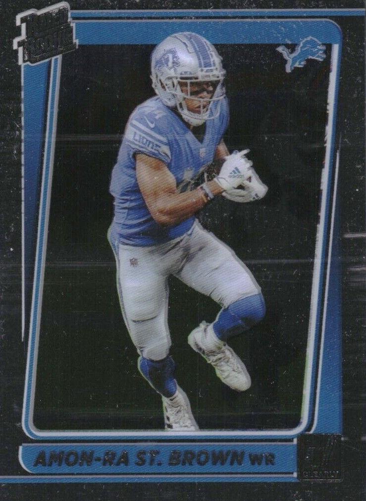 2021 Panini Clearly Donruss Football Amon-Ra St. Brown #84
