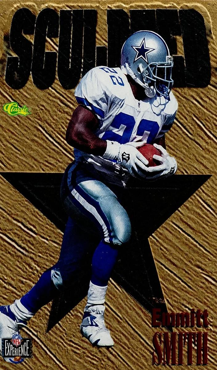 1996 Classic NFL Experience Football Emmitt Smith #S4