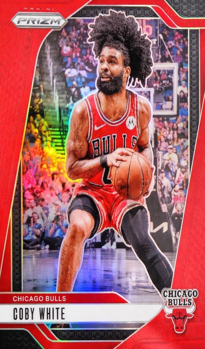 2024 Panini Prizm Basketball Red Coby White #70