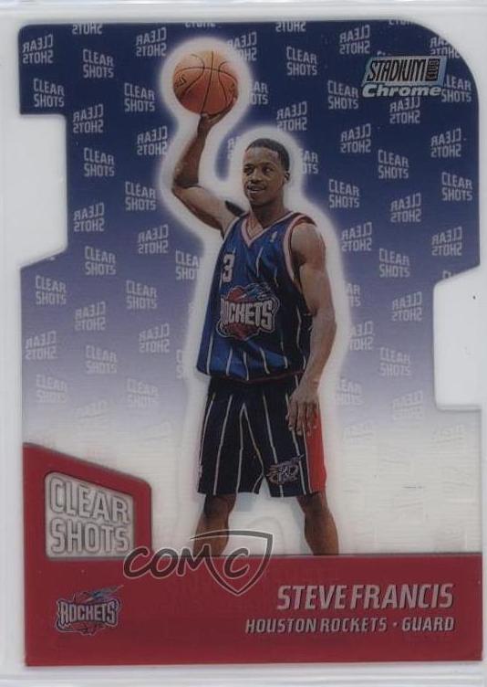 1999 Topps Stadium Club Chrome Basketball Refractor Steve Francis #CS3 PSA 10