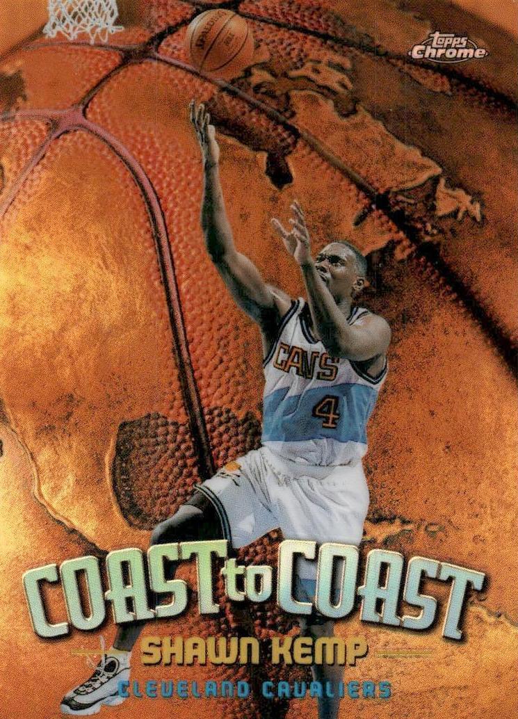 1998 Topps Chrome Basketball Refractor Shawn Kemp #CC10